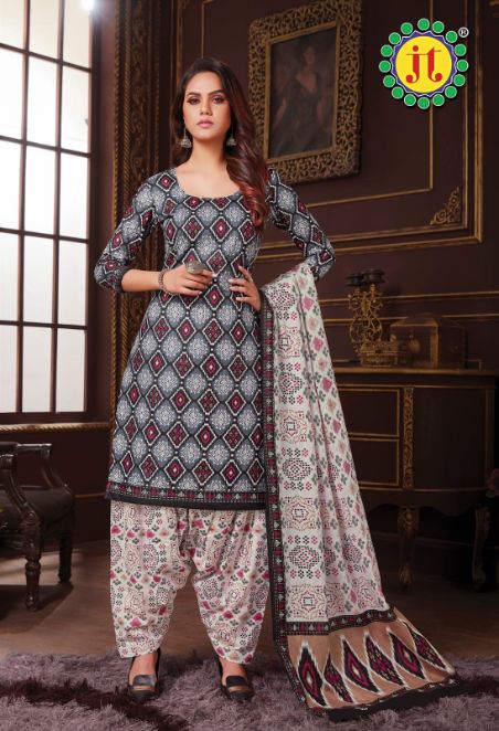 Jt Aleena 3 Casual Daily Wear Cotton Printed Designer Dress Material Collection